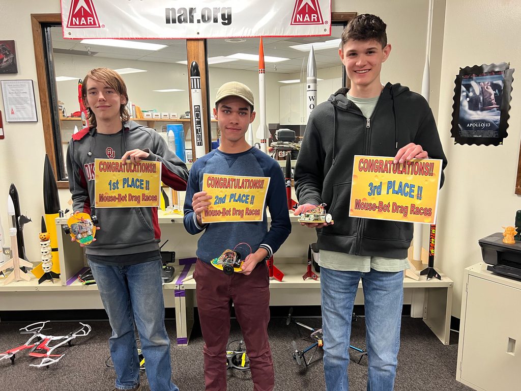 PM Winners of Mouse-Bot Races